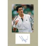 Tim Henman Signed Tennis 10.5x16 Mounted Card With Photo Display. Good Condition. All autographs