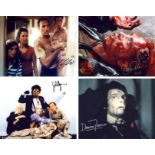 Blowout Sale! Lot of 4 horror tv shows / movies hand signed 10x8 photos. This beautiful lot of 4