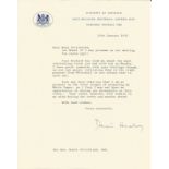 Denis Healey TLS typed signed Letter dated 28/1/1970. (30 August 1917 - 3 October 2015) was a