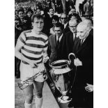 Billy Mcneill (1940-2019) Signed Celtic 1967 Lisbon Lions 12x16 Photo. Good Condition. All