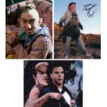 Blowout Sale! Lot of 3 horror hand signed 10x8 photos. This beautiful lot of 3 hand signed photos
