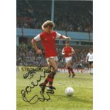 Graham Rix Signed Arsenal 8x12 Photo. Good Condition. All autographs come with a Certificate of