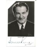 Donald Peers signed 6x4 bw photo. TV Film autograph. Good Condition. All autographs come with a