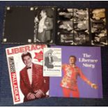 Liberace UNSIGNED Ephemera. Includes candid photos. Good Condition. We combine postage on multiple