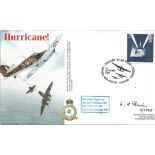 Air Cmdre. H. A. Fenton CBE, DSO, DFC (OC No. 238 Sqn., 1940) signed Hurricane Cover illustrate