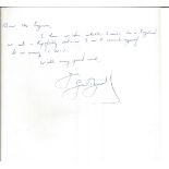 Geoff Boycott ALS handwritten letter. Good Condition. All autographs come with a Certificate of