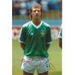 Jimmy Nicholl Signed Northern Ireland Photo. Good Condition. All autographs come with a