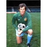 Joe Corrigan signed 16x12 colour photo. Good Condition. All autographs come with a Certificate of