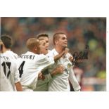 Dominic Matteo Signed Leeds United 8x12 Photo. Good Condition. All autographs come with a