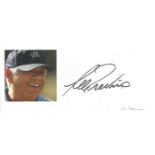 Lee Trevino signature piece. Good Condition. All autographs come with a Certificate of Authenticity.