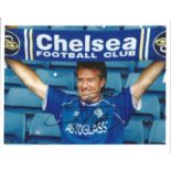 Didier Deschamps Signed Chelsea 8x10 Photo. Good Condition. All autographs come with a Certificate