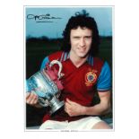 John Gidman signed 16x12 colour photo. Good Condition. All autographs come with a Certificate of