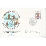 Commonwealth Parliamentary Conference cover signed by 1. Good Condition. All autographs come with