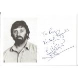 Geoff Capes signed 6x4 white card. Dedicated. Good Condition. All autographs come with a Certificate