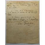 Poet Charles Pierre Baudelaire rare handwritten 4 page letter, in French dated 1859. French poet.
