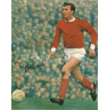 Football Manchester United legend Pat Crerand signed 10x8 colour photo. Patrick Timothy Crerand (