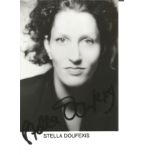 Stella Doufexis signed 6x3 black and white photo. 15 April 1968 - 15 December 2015 was a German