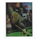 Snooker world champion Sean Murphy signed 10 x 8 photo, framed. Murphy is a World Champion making