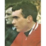 Football Manchester United legend John Aston Jr signed 10x8 colour photo. Aston was a forward who