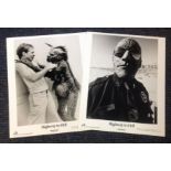 Highway to Hell two black and white lobby cards from the 1992 American B horror comedy film directed