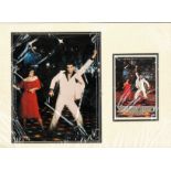 John Travolta Actor Signed 16x20 Saturday Night Fever Photo Display. Good Condition. All