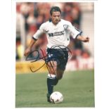 Stephen Carr Signed 1996 Tottenham Hotspur 8x10 Press Photo. Good Condition. All autographs come