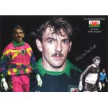 Neville Southall signed 16x12 colour montage photo. Good Condition. All autographs come with a