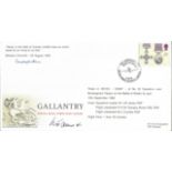 AVM R. A. F. Wilson and Sqn. /Ldr. W. James signed Royal Mail First Day Cover 'Gallantry - 50th