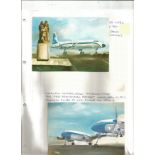 Aircraft postcard collection. 6 in total. Good Condition. All autographs come with a Certificate