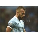 Nicolas Otamendi 12x8 signed colour photo pictured while playing for Manchester City. Good