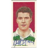 Bertie Auld Signed Vintage Celtic Famous Footballers Card. Good Condition. All autographs come