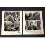 What Dreams May Come two vintage black and white lobby cards from 1998 American fantasy drama film