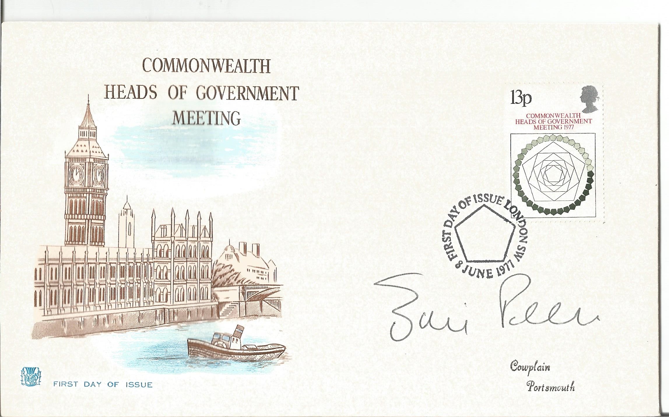 Eric Pickles signed cover. Good Condition. All autographs come with a Certificate of Authenticity.