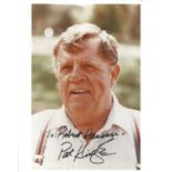 Pat Hingle signed 10x8 colour photo. Dedicated. Good Condition. All autographs come with a