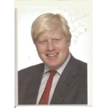 Boris Johnson signed 6x4 colour photo. Dedicated. Good Condition. All autographs come with a