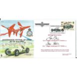 Flt Ltnt T Couston and Flt Ltnt D N Stobie signed Goodwood festival of speed cover. Good