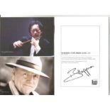 Ben Heppner signed Orchestre Philharmonique 2006 programme signed on inside page. Canadian tenor and