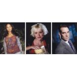 Blowout Sale! Lot of 3 Heroes tv show hand signed 10x8 photos. This beautiful lot of 3 hand signed