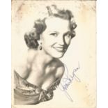 Joan Regan signed 10x8 vintage photo. Showing some signs of age and creases. Good Condition. All