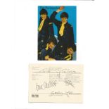 The Renegades signed reverse of colour postcard. Signed by 4 Denny Gibson, Kim Brown, Ian Mallet and