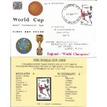 World cup special commemorative issue FDC with information card. Good Condition. All autographs come