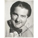 Donald Peers signed 10x8 vintage photo. Good Condition. All autographs come with a Certificate of