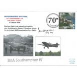 Flt. /Lt. William Walker signed Supermarine Spitfire. 70th Anniversary of the First Flight, 5th