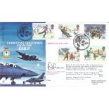 Wg. /Cdr. D. M. Guest signed RFDC89. Christmas Greetings from the Gulf. Christmas 15th November