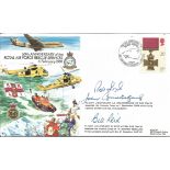 FDC celebrating 50th Anniversary of Royal Air Force Rescue Service dated 6th February 1991. Postmark