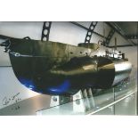 John Lorimer signed 12x8 colour photo of X24 Sub at the Royal Navy Submarine Museum. Good Condition.