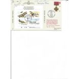 Battle of Britain multiple signed 32 Sqn cover signed by aces Air Cdre Pete Brothers DSO DFC, Wg Cdr