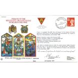 A C France of 33 Squadron signed Tribute to the Resistance Organizations of Belgium RAF Escapers