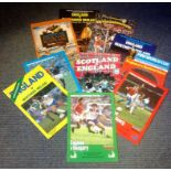 Football England vintage programme collection 10 programmes dating back to the early eighties