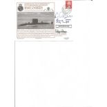 FDC to commemorate the de-commissioning of the type 2400 upholder class submarine. Signed by Last